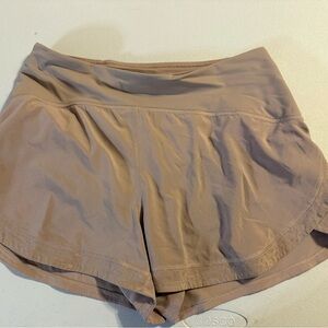 Lululemon Run The Line Reflective 3 Shorts size 6 Muse